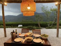 Charming stone farmhouse 1.5 km from the sea
