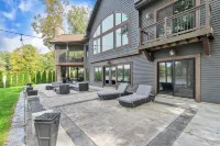 Water Front, private beach property with 2 master bedrooms!  Amazing views