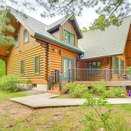 Lakefront Cabin w/ Sauna & Dock in Webster!