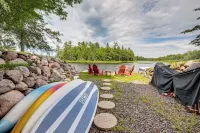Dock, Fire Pit Historic Lakefront Cabin in Mercer - Pet friendly
