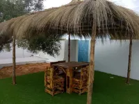 Luxury villa with private pool not overlooked and view of the panoramic beach