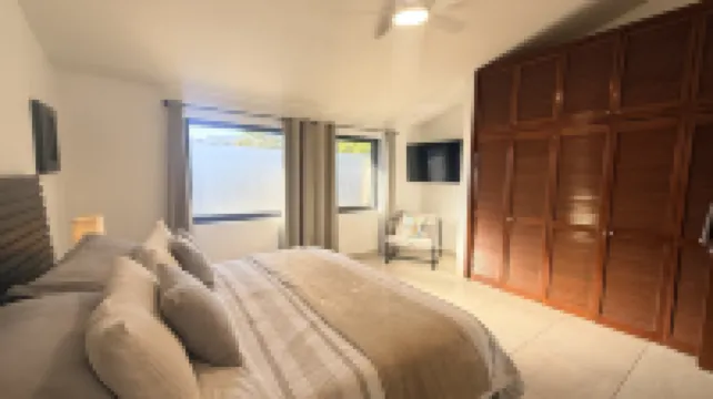 Large Modern Ajijic 1 King Bdrm Home -Walk to Everything -Gym -Pickleball Court