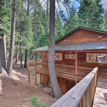Walk to Big Trees State Park: Cabin w/ Deck!