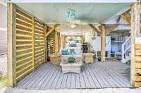 Coastal Oasis w/ Decks: Walk to Holden Beach! - parking