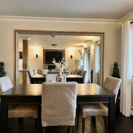Private 1 bdrm suite with living room and kitchen