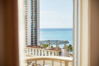 One Bedroom King Suite with Partial Ocean View
