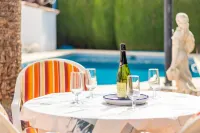 Spacious Bungalow with Airco, Private 5X10m Pool, Sandy Beach 300m, Free WiFi