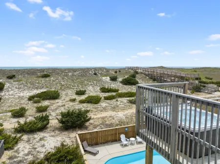 Elegant Updated Oceanfront Home w/ Pool & Hot Tub - Fast Wifi & Dog Friendly!