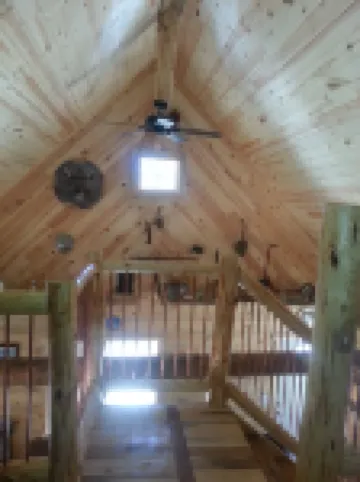 Copper Cabin offers peace and privacy in the woods!