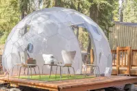 Star-Shaped Midcentury Modern Aurora Retreat + Hot Tub + Game Room