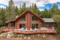 Authentic up North Log Cabin with Modern Comforts