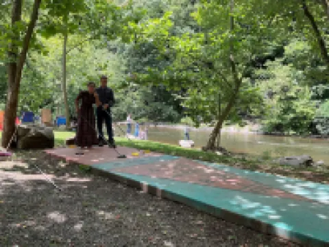 Tiny Cabin Along the River