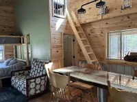 Modern Cabin Retreat Across from Lake Superior Beach Access