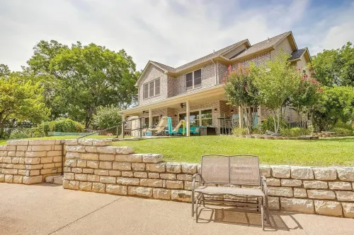 Granbury Lakeside Home with Pool, Game Room, Fire Table