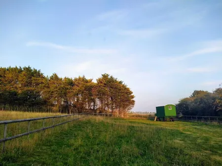 Shepherd's Hut set in private meadow