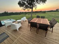 A-Frames at Harmony Hills, Exotic Animal Jeep Tours, Hot Tub, 320 Acre Ranch