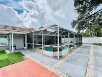 Modern Heater pool house tampa. Close to the park and zoo
