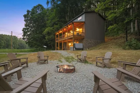 Modern Rustic Retreat ~Newly Built Cabin w/EV charger, only 6mi to Ash Cave