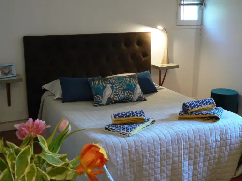 Logis Muraille Romaine, Centre Historique, Lit Queen Size - ห้องครัว