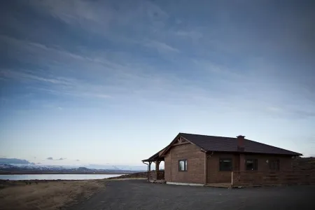 Fossatún Sunset Cottage Отели в г. Baer