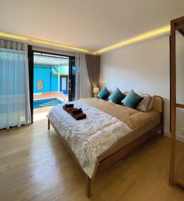 Morocco Blue Cafe by Chilong River Farm Resort Hotels in 