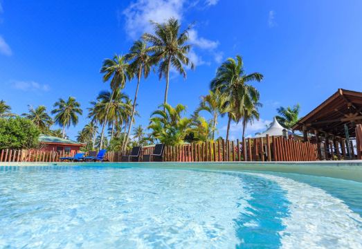 호텔 오아시스 드 키아무의 입구 또는 외관