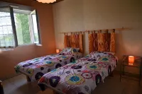 cottage in the countryside with private pool, covered summer kitchen at thégra