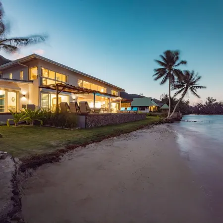 Tohora by Tahiti Homes 5-bedroom beachfront villa with swimming pool.