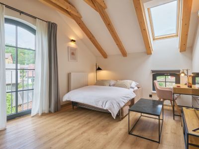 Luxury Mountain Attic with AC & Netflix