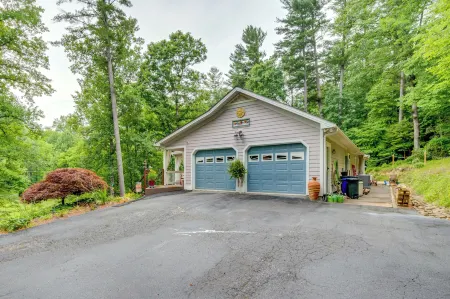 Creekside Hendersonville Haven Hot Tub and Fire Pit Отели в г. Краб Крик