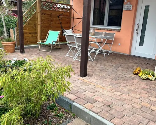Ferienwohnung im Spargeldorf Schäpe mit Großer Südwest Terrasse 비리츠 호텔