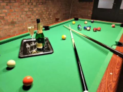 Family vacation apartment with children's room and billiard room, the