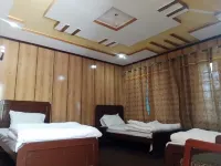 Mountain view with big garden and beautiful view of apricots  cherry, treesand .