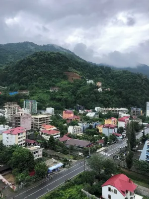 Beachfront apartment with mountain and sea views Hotels in Gonio