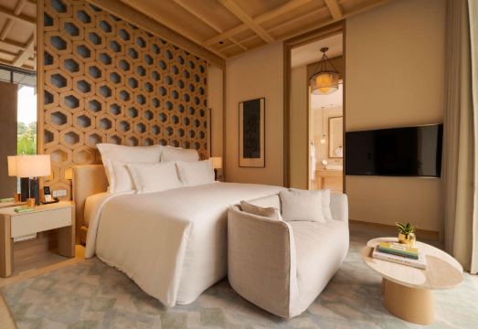 래플스 센토사 빌라의 럭셔리한 내부