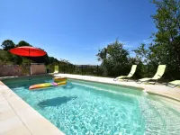 Burgundy Poolside Getaway
