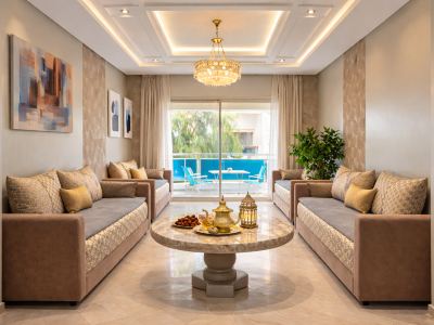 Luxurious Apartment in Sidi Bou Zid with Garden View