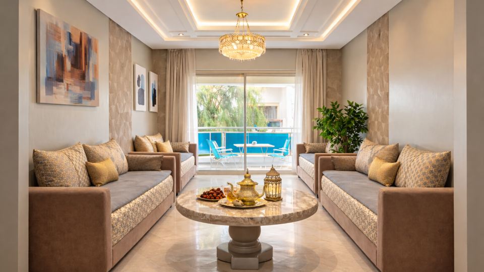 Luxurious Apartment in Sidi Bou Zid with Garden View