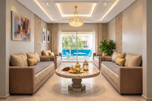 Luxurious Apartment in Sidi Bou Zid with Garden View - 3-Star