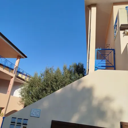 An Oasis of Relaxation, in a Dreamy Sea. Beautiful View of the Sea Mountain and Village