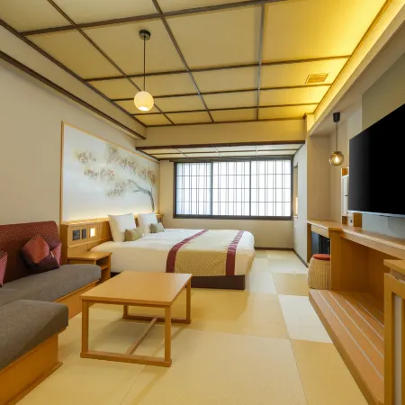Kyoto Arashiyama Onsen Kadensho (Kyoritsu Resort)【Reopening in 2026】 Отели рядом с достопримечательностью «Парк обезьян Arashiyama»