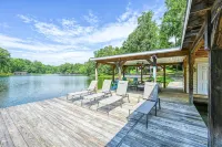 Lakefront Home With Private Beach, Dock, Deck, Kayaks, Game Room, & Fireplace - 4-Star