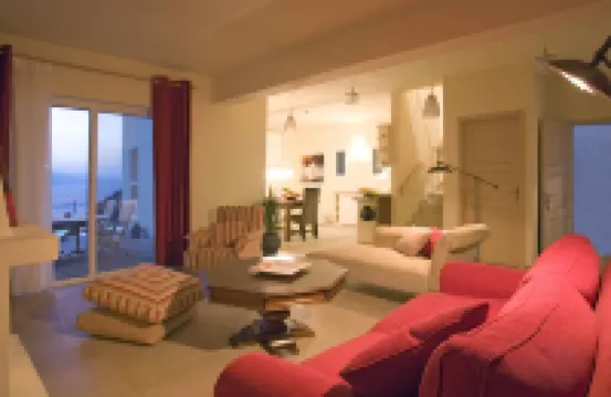 Villa Ares with Private Pool and a Spectacular Seaview 150m from the Beach