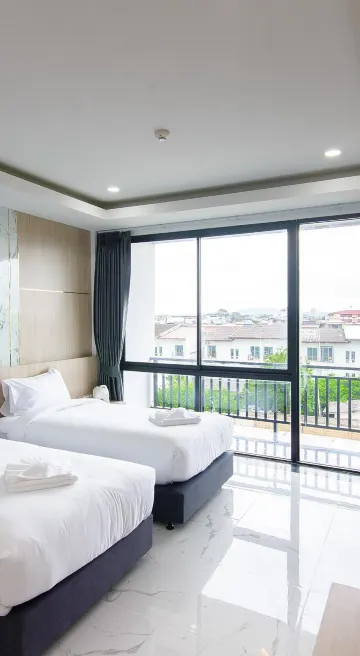 ห้องดีลักซ์ เตียงแฝด