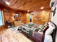 Family Lodge with Hot Tub, AC, Minutes to Lake Placid and Hiking, Pet Friendly Hotels in Jay