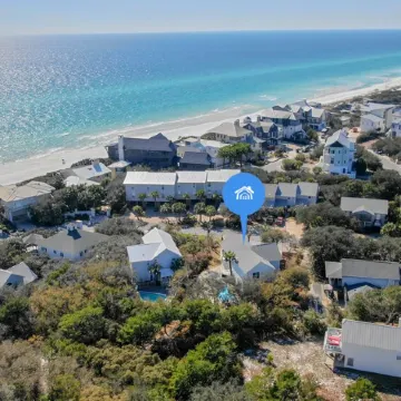 Private Beach Oasis with Pool, Hot Tub, Outdoor TV & Bikes, Near Alys + Rosemary