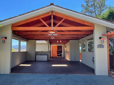Big Sur Lodge-Style House in Carmel with PANORAMIC Ocean, Bay & Valley VIEWS!