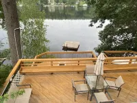 Serene 2-bedroom, 2-bath lakefront retreat on scenic Staffordville Lake