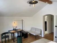 Design studio with a view of the Zugspitze Hotels in Grainau