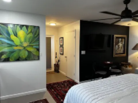 Chill on the Patio Overlooking the Pool & Lush Gardens with Privacy!